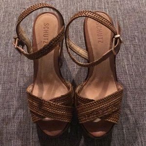 Schutz super cute wedge sandal